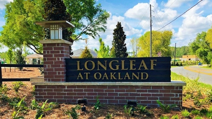 Longleaf at Oakland Sign